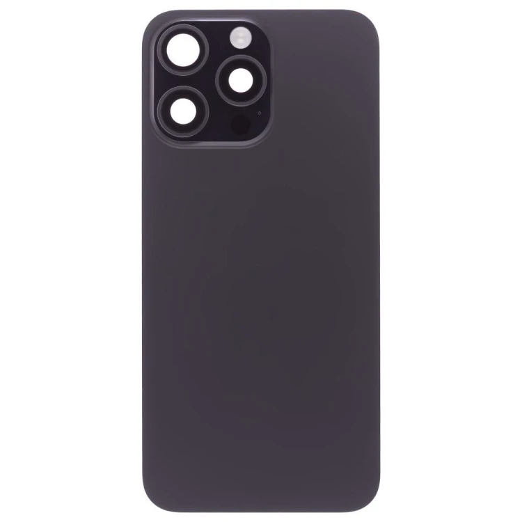 Задняя крышка для Apple iPhone 15 Pro Max (черный) (в сборе) (ORIG100) (Снятый) (возможен дефект ЛКП)