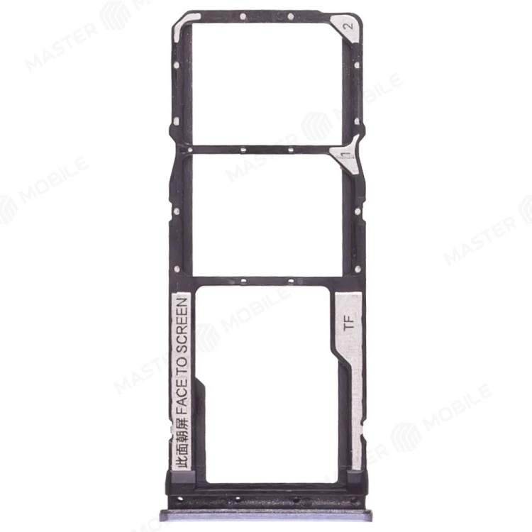 Держатель сим-карты для Xiaomi Redmi Note 9 Pro (M2003J6B2G) / Redmi Note 9S (M2003J6A1G) (серый)