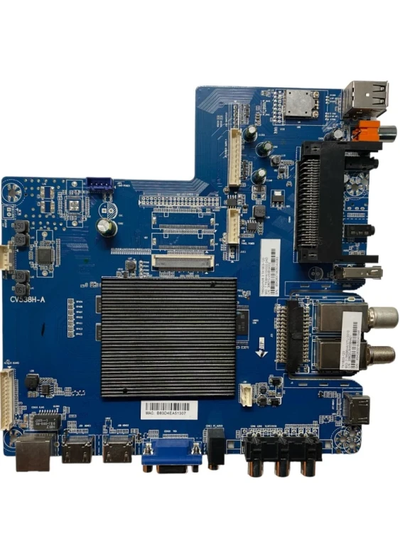 Плата CV538H-A, для телевизора BBK 65LEX-6039/UTS2C без разъема CON1 MINI-AV
