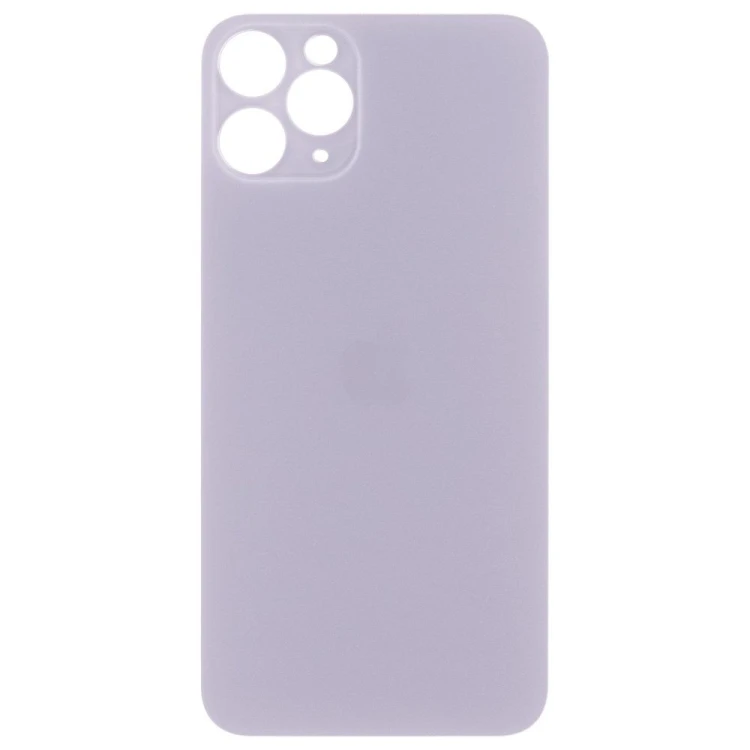 Задняя крышка для Apple iPhone 11 Pro (белый) (с широким отверстием) (Premium)