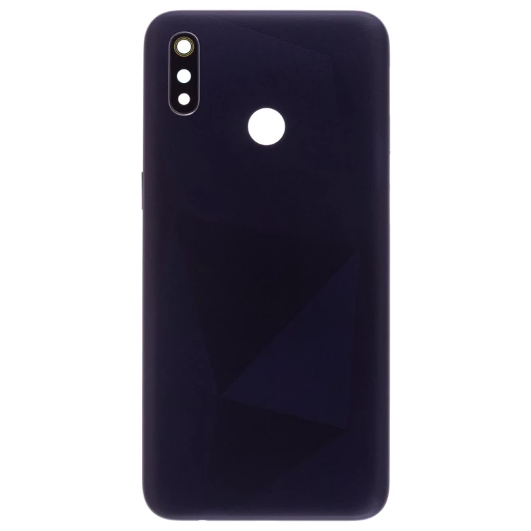Задняя крышка для Realme 3 (RMX1821) (черный) (в сборе со стеклом камеры)