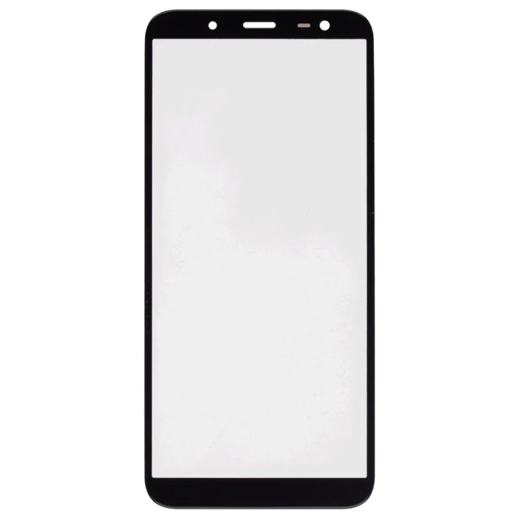 Стекло модуля для Samsung J600 Galaxy J6 (2018) + OCA (черный)