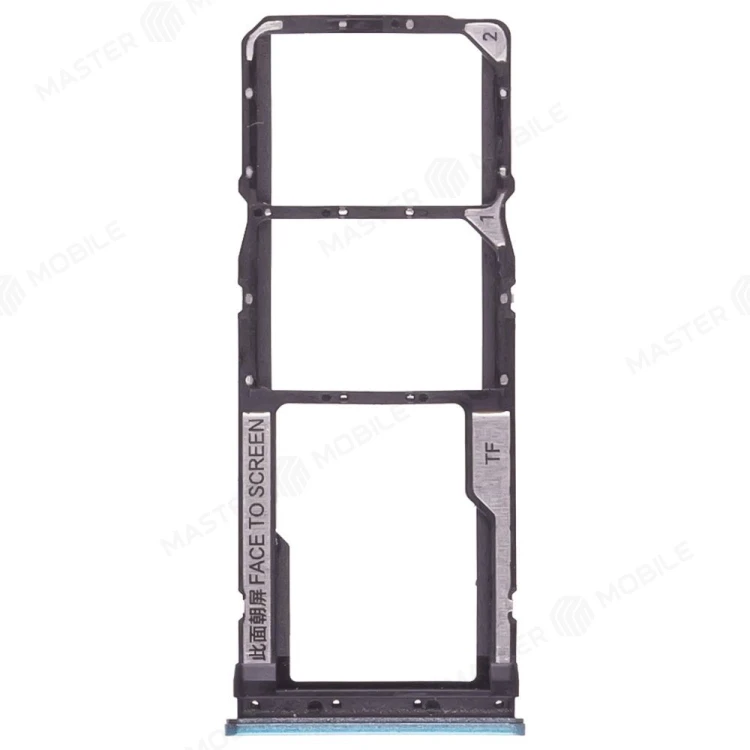 Держатель сим-карты для Xiaomi Redmi Note 9 Pro (M2003J6B2G) / Redmi Note 9S (M2003J6A1G) (зеленый)
