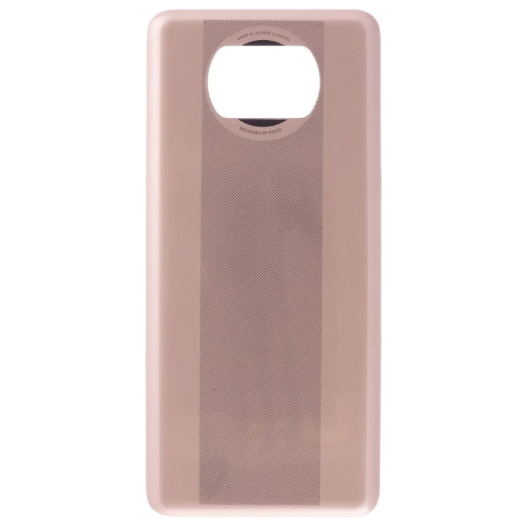 Задняя крышка для Xiaomi Poco X3 / Poco X3 NFC (M2007J20CG) / Poco X3 Pro (M2102J20SG) (бронзовый)