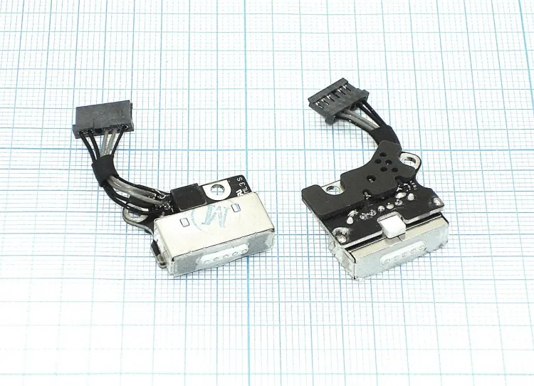 Плата питания с разъемом MagSafe2 для MacBook Pro Retina 15" A1398 (Mid 2012 - Mid 2015) 820-3609-A