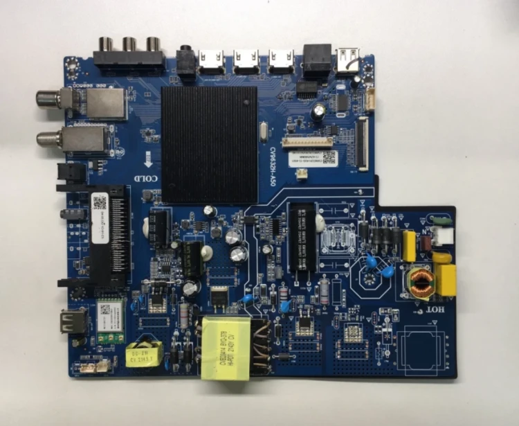 Плата CV9632H-A50, для телевизора Hartens HTY-43UHD11B-S2