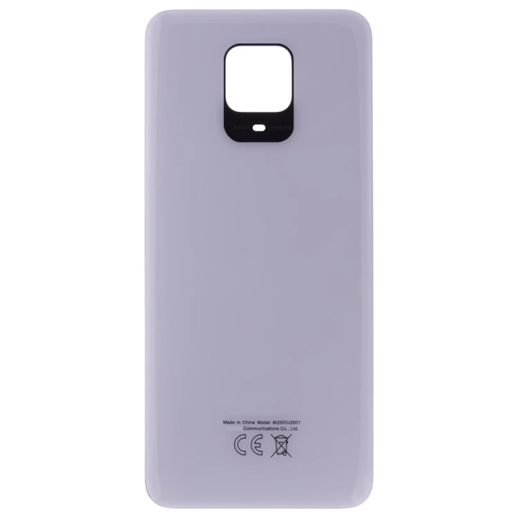 Задняя крышка для Xiaomi Redmi Note 9 Pro (M2003J6B2G) / Redmi Note 9S (M2003J6A1G) / Redmi Note 9 Pro Max (белый)