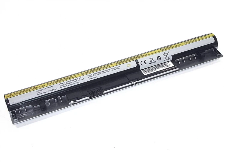 Аккумуляторная батарея для ноутбука Lenovo S400 (L12S4Z01) 14.8V 2600mAh OEM серебристая