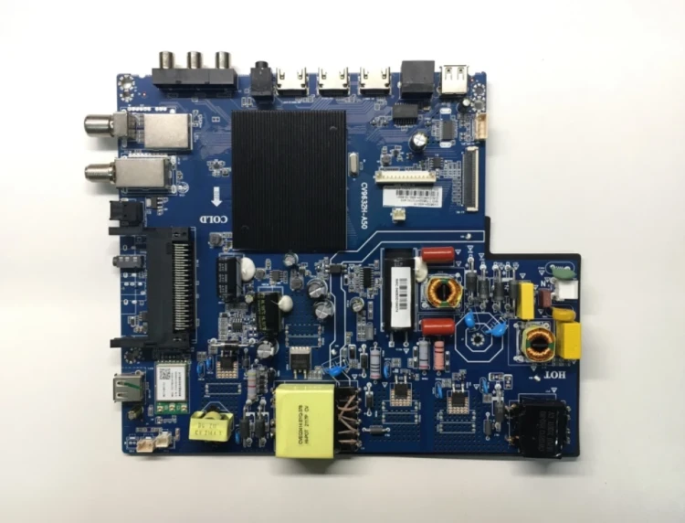 Плата CV9632H-A50, для телевизора Hartens HTY-50UHD11B-S2 с Wi-Fi