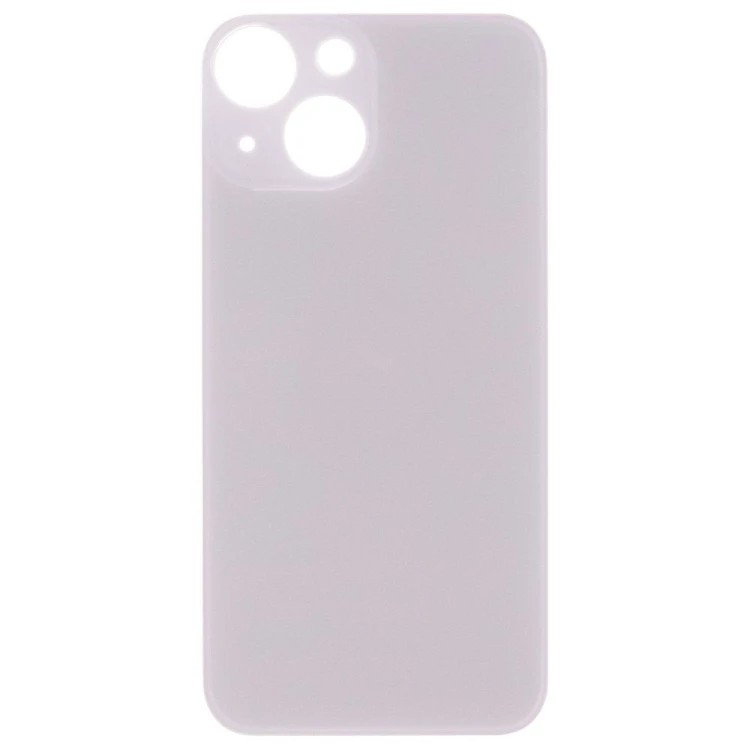 Задняя крышка для Apple iPhone 13 mini (белый) (с широким отверстием) (Premium)