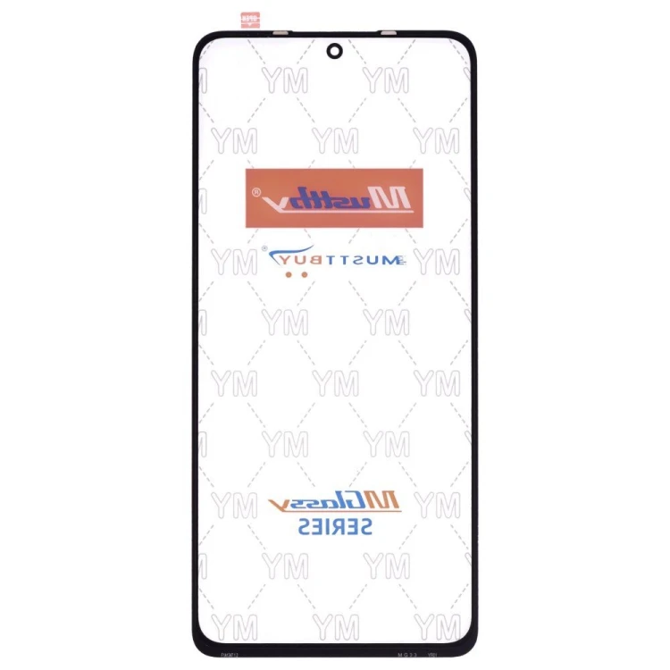 Стекло модуля для Xiaomi Redmi Note 10 Pro 4G (M2101K6G) + OCA (черный) (Musttby)