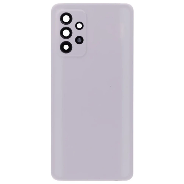 Задняя крышка для Samsung A525 Galaxy A52 / A526 Galaxy A52 5G / A528 Galaxy A52s (белый) (в сборе со стеклом камеры)