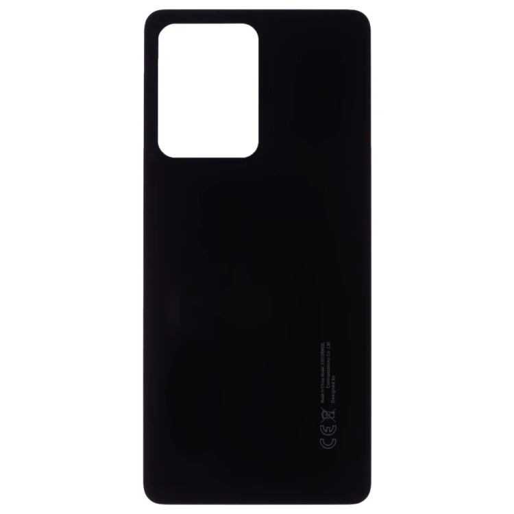 Задняя крышка для Xiaomi Redmi Note 12 Pro 5G (22101316G) (черный)