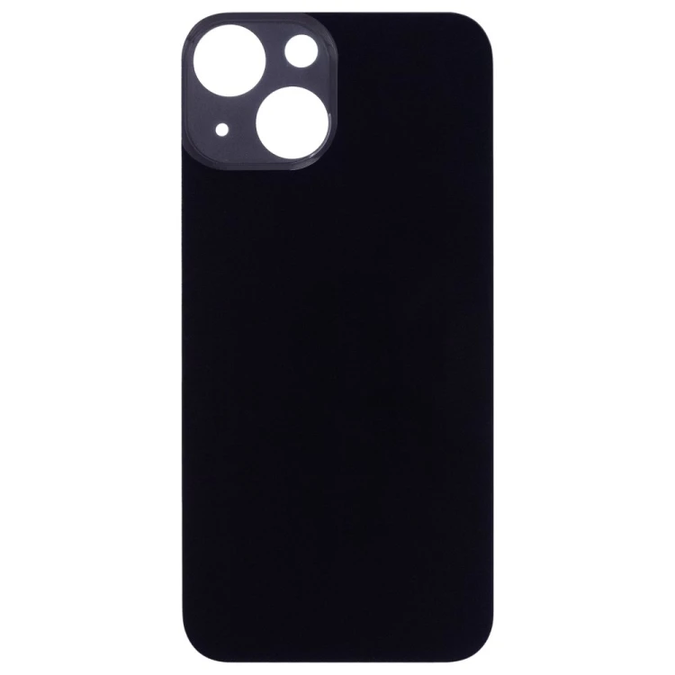 Задняя крышка для Apple iPhone 13 mini (черный) (с широким отверстием) (Premium)