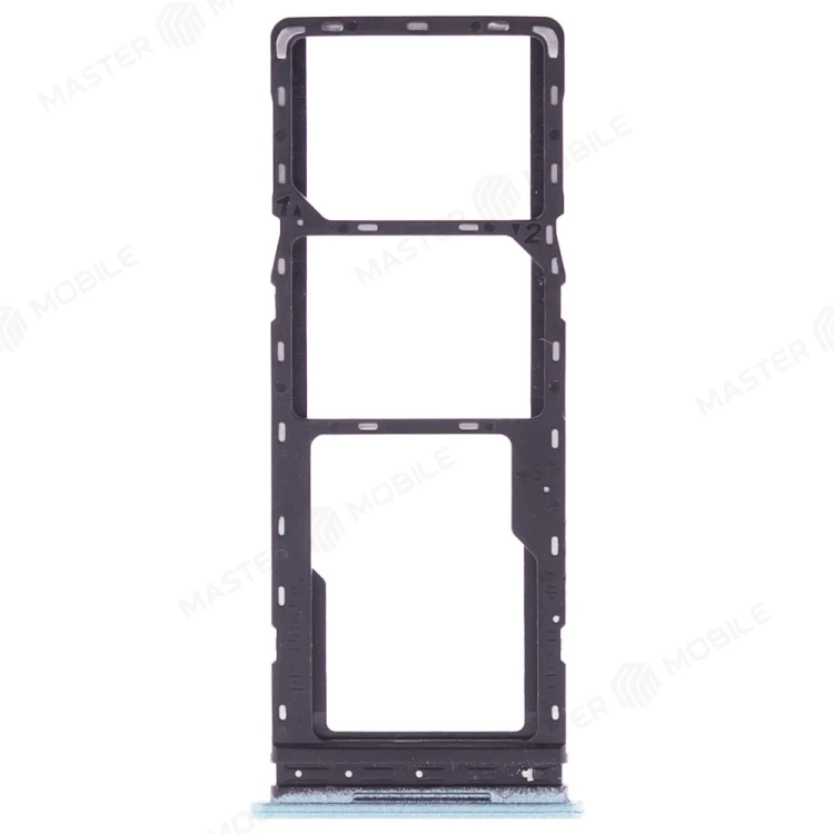 Держатель сим-карты для Tecno Spark 8C (KG5N) (бирюзовый)