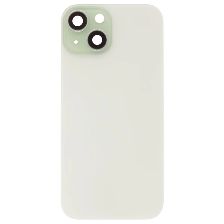 Задняя крышка для Apple iPhone 15 (зеленый) (в сборе со стеклом камеры) (Premium)