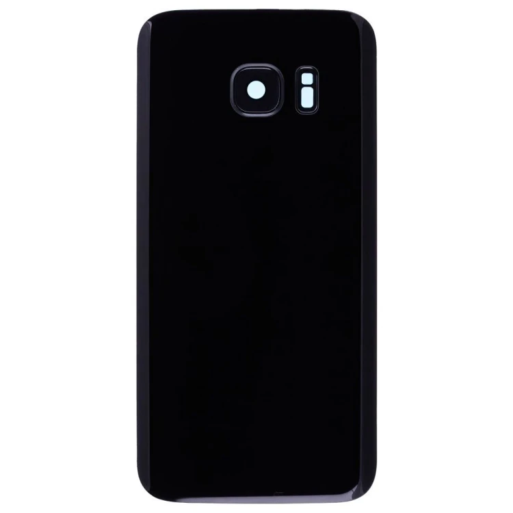Задняя крышка для Samsung G930 Galaxy S7 (черный) (в сборе со стеклом камеры)