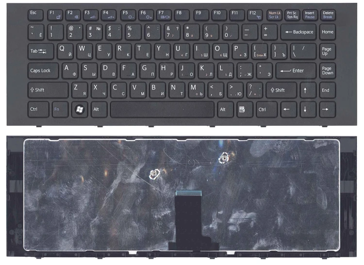 Клавиатура для ноутбука Sony Vaio VPC-EG VPC-EK черная