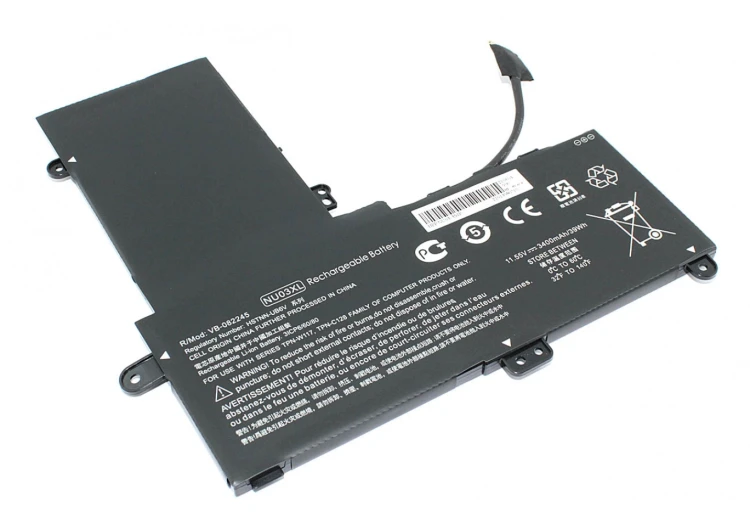 Аккумуляторная батарея для ноутбука HP Pavilion x360 11-u000 (HSTNN-UB6V) 11.55V 3400mAh OEM