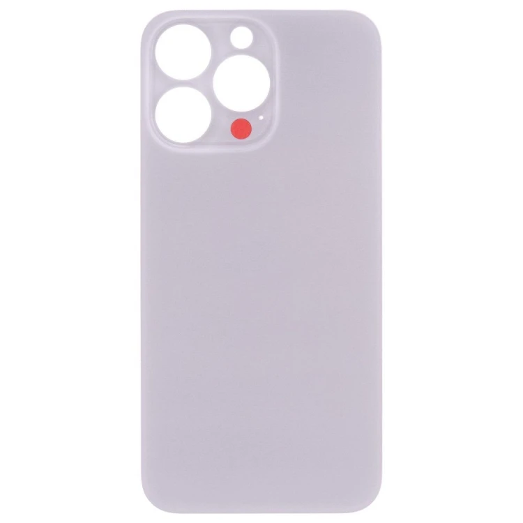 Задняя крышка для Apple iPhone 13 Pro (белый) (с широким отверстием) (Premium)