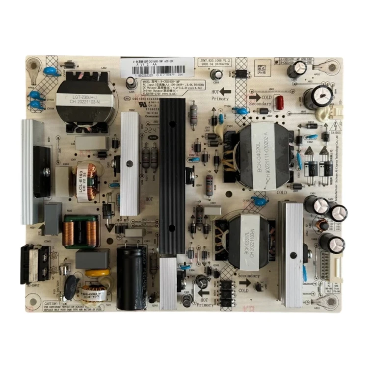 Блок питания для телевизора JUM7.820.1006 V1.2 Hyundai H-LED55BU7006, SUPRA STV-LC55ST0155USB, VIOMI YMD55ACURUS1