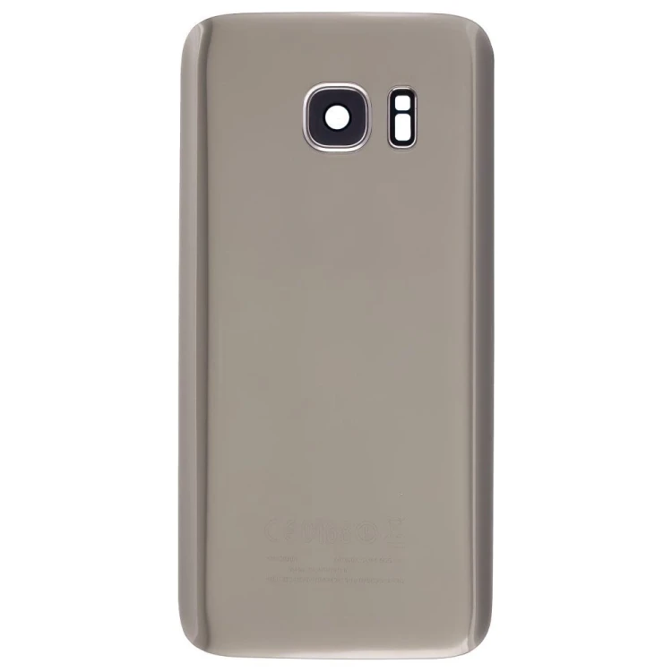 Задняя крышка для Samsung G930 Galaxy S7 (золотистый) (в сборе со стеклом камеры)
