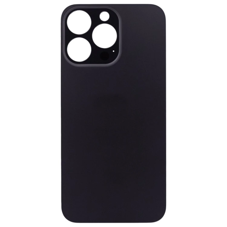 Задняя крышка для Apple iPhone 13 Pro (черный) (с широким отверстием) (Premium)