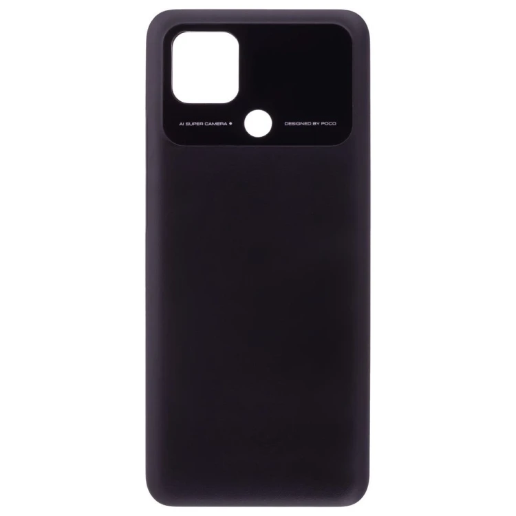 Задняя крышка для Xiaomi Poco C40 (220333QPG) (черный)