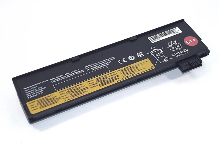 Аккумуляторная батарея для ноутбука Lenovo ThinkPad T570-3S2P (01AV427) 10.8V 5200mAh OEM черная