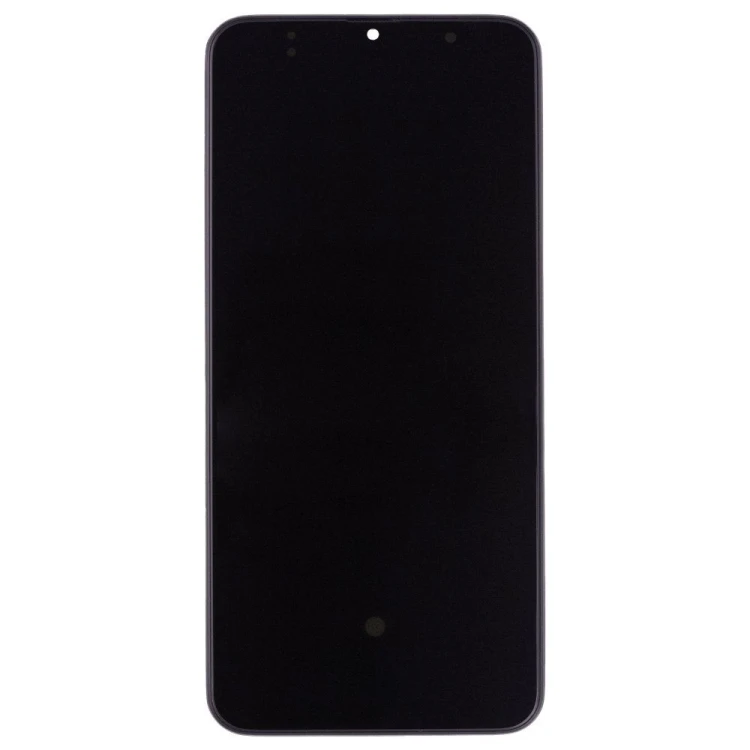 Дисплей для Samsung A307 Galaxy A30s + тачскрин (черный) (в рамке) (OLED)