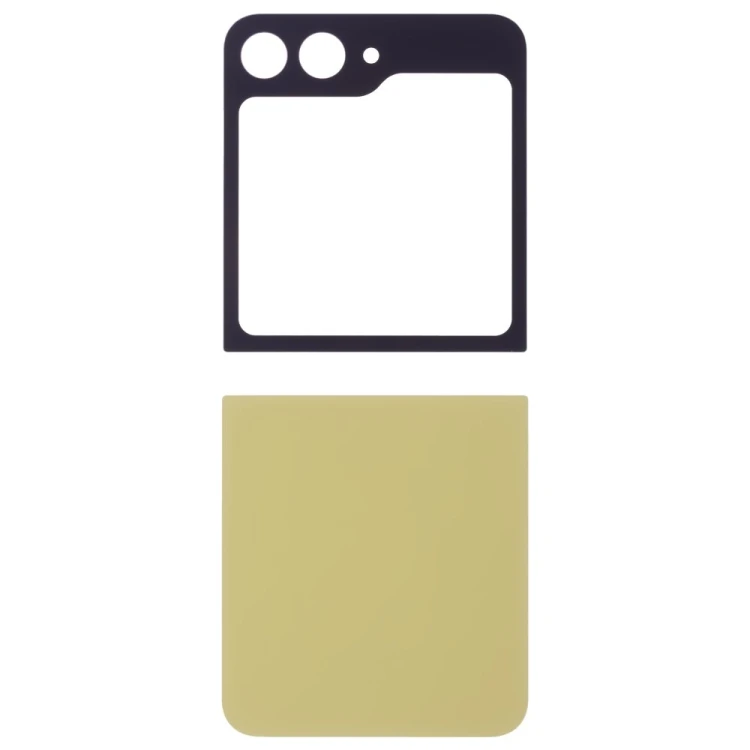 Задняя крышка для Samsung F741 Galaxy Z Flip 6 (желтый) (комплект)