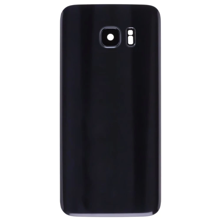 Задняя крышка для Samsung G935 Galaxy S7 Edge (черный) (в сборе со стеклом камеры)