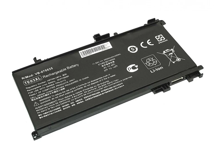 Аккумуляторная батарея для ноутбука HP TPN-Q173 (TE03-3S1P) 11.55V 3500mAh OEM черная
