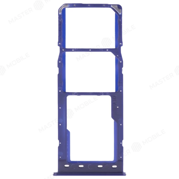 Держатель сим-карты для Samsung A105 Galaxy A10 / A205 Galaxy A20 / A305 Galaxy A30 / A505 Galaxy A50 / A705 Galaxy A70 (синий)