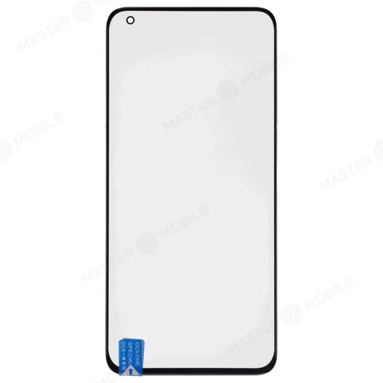 Стекло модуля для Xiaomi Mi 10 5G (M2001J2G) / Mi 10 Pro (M2001J1G) + OCA (черный) (Rev. C)
