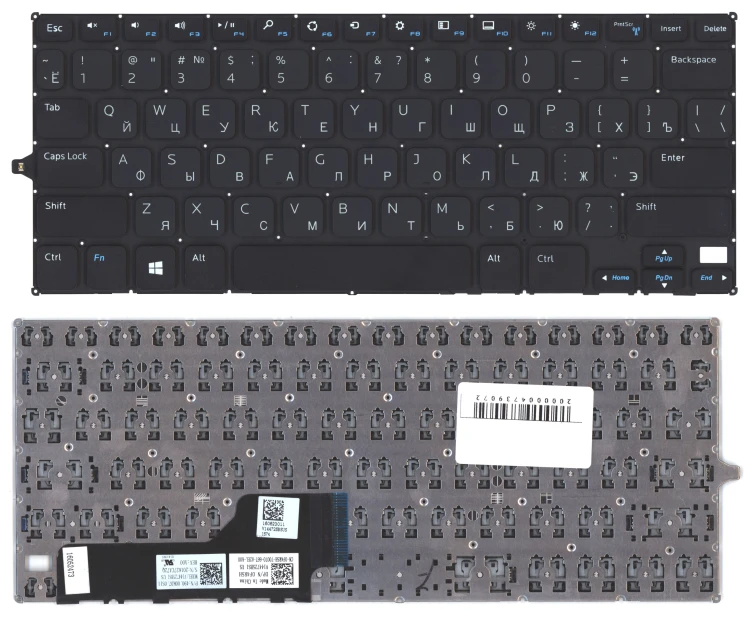 Клавиатура для ноутбука Dell Inspiron 11 3147 черная