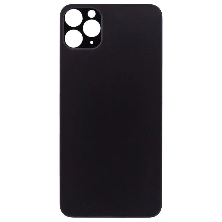 Задняя крышка для Apple iPhone 11 Pro Max (серый) (с широким отверстием) (Premium)