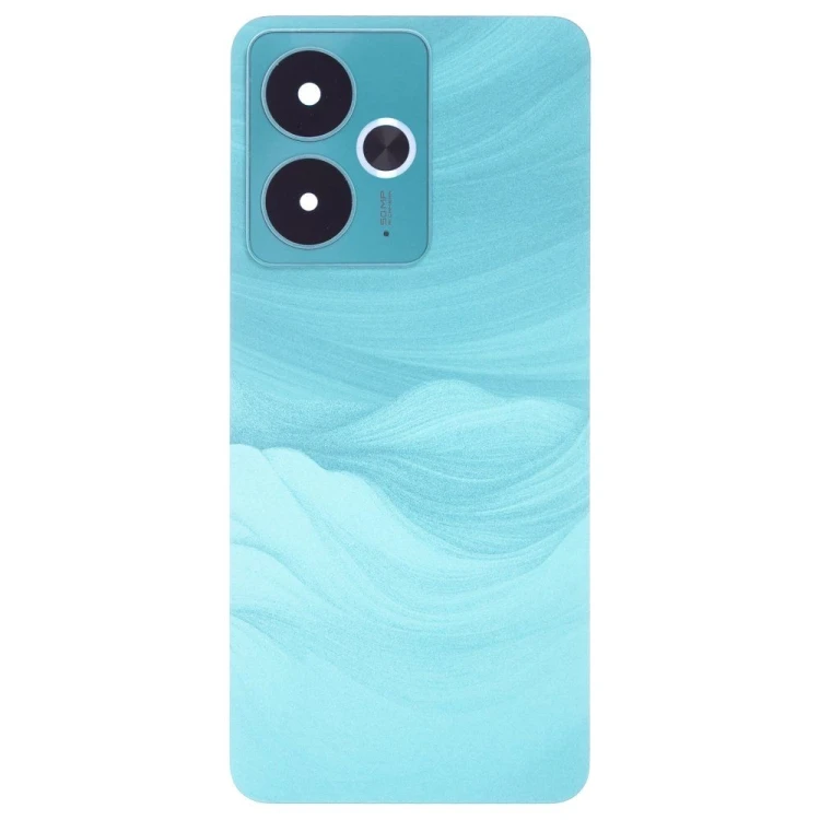 Задняя крышка для Realme 14T (RMX5078) (зеленый) (в сборе со стеклом камеры)