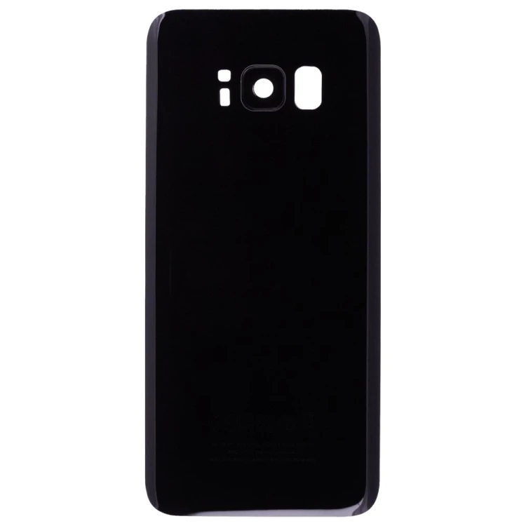 Задняя крышка для Samsung G950 Galaxy S8 (черный) (в сборе со стеклом камеры)