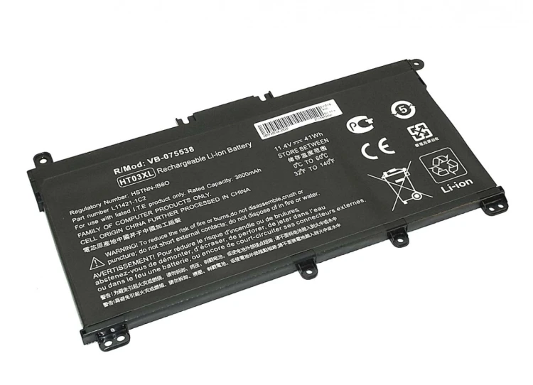 Аккумуляторная батарея для ноутбука HP 250 G7 (HT03-3S1P) 11.4V 41Wh OEM черная