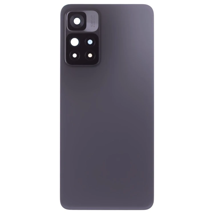 Задняя крышка для Xiaomi Redmi Note 11 Pro+ 5G (21091116UG) (черный) (в сборе со стеклом камеры) (ORIG100)