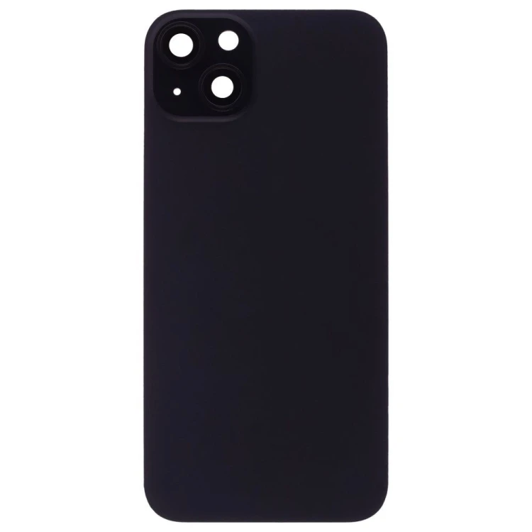 Задняя крышка для Apple iPhone 15 Plus (черный) (в сборе со стеклом камеры) (Premium)