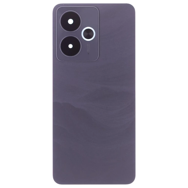 Задняя крышка для Realme 14T (RMX5078) (черный) (в сборе со стеклом камеры)