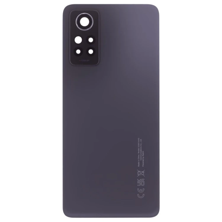 Задняя крышка для Xiaomi Redmi Note 12 Pro 4G (2209116AG) (черный) (в сборе со стеклом камеры) (ORIG100)