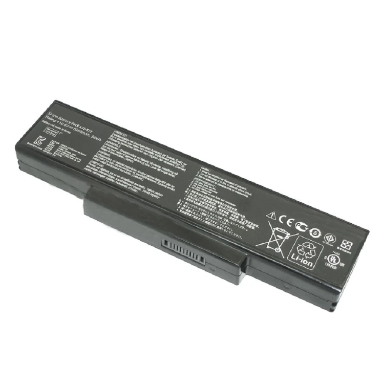 Аккумуляторная батарея для ноутбука Asus K72 (A32-K72) 10.8V 56Wh черная