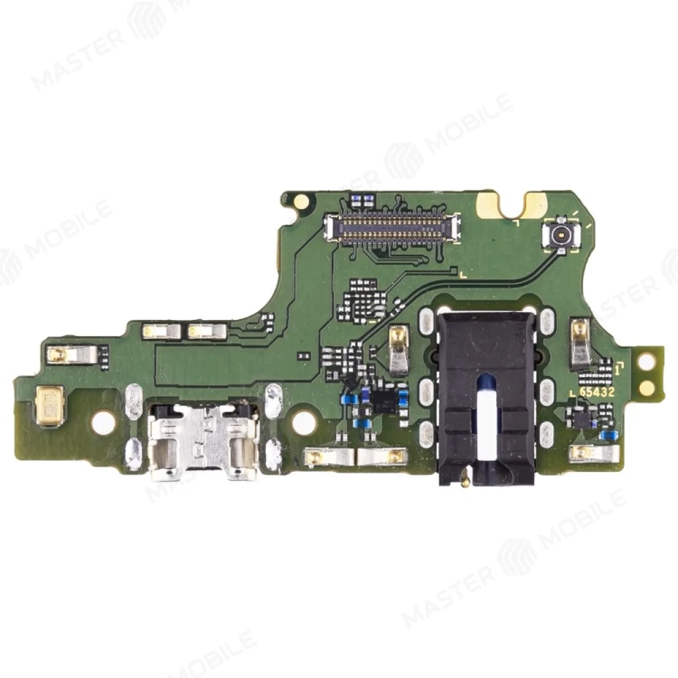 Нижняя плата для Huawei Y9 2018 (FLA-LX1) с комп. + разъем зарядки + разъем гарнитуры + микрофон (ORIG100)