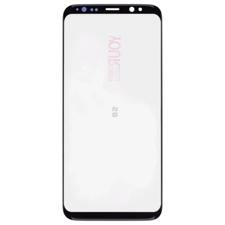 Стекло модуля для Samsung G950 Galaxy S8 + OCA (черный) (Musttby) (Premium)