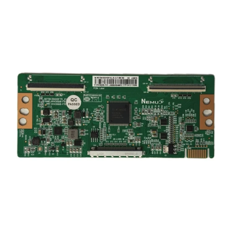 Плата T-Con N2TB430UHDF7D_K1.0 HV430QUB-F1K, для телевизора Asano 43LF7010T, POLARLINE 43PL51TC-SM
