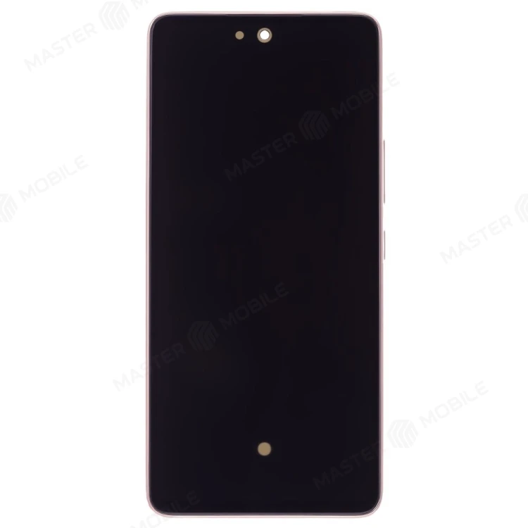 Дисплей для Samsung A536 Galaxy A53 5G + тачскрин (золотистый) (в рамке) (ORIG100) (SP)