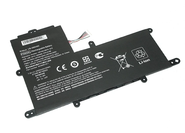 Аккумуляторная батарея для ноутбука HP Stream 11-R (PO02XL) 7.6V 4000mAh OEM